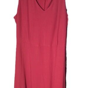 Apt. 9 Vibrant Pink V-Neck Midi Dress